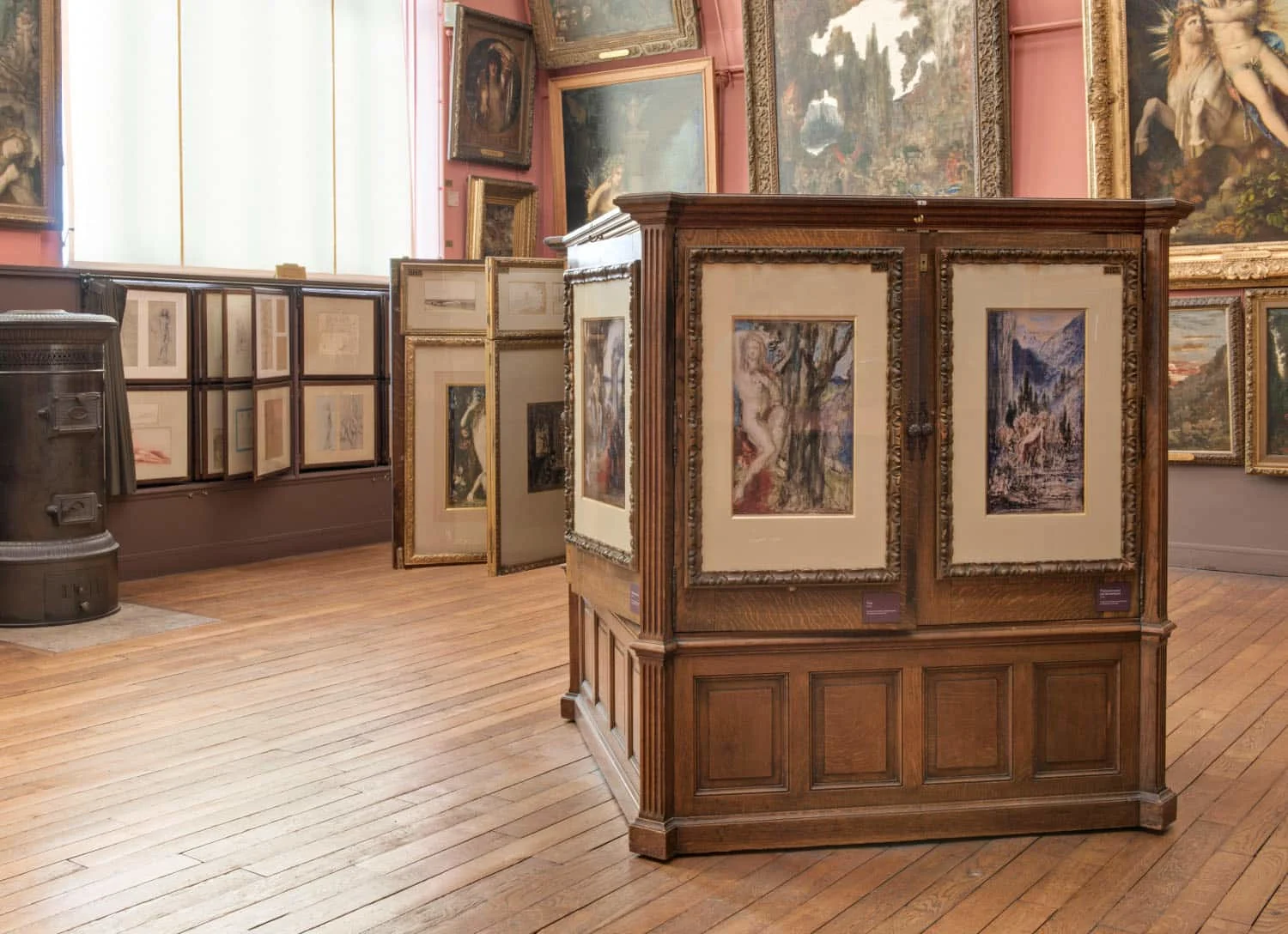 Artist's work on exhibition on the first floor
