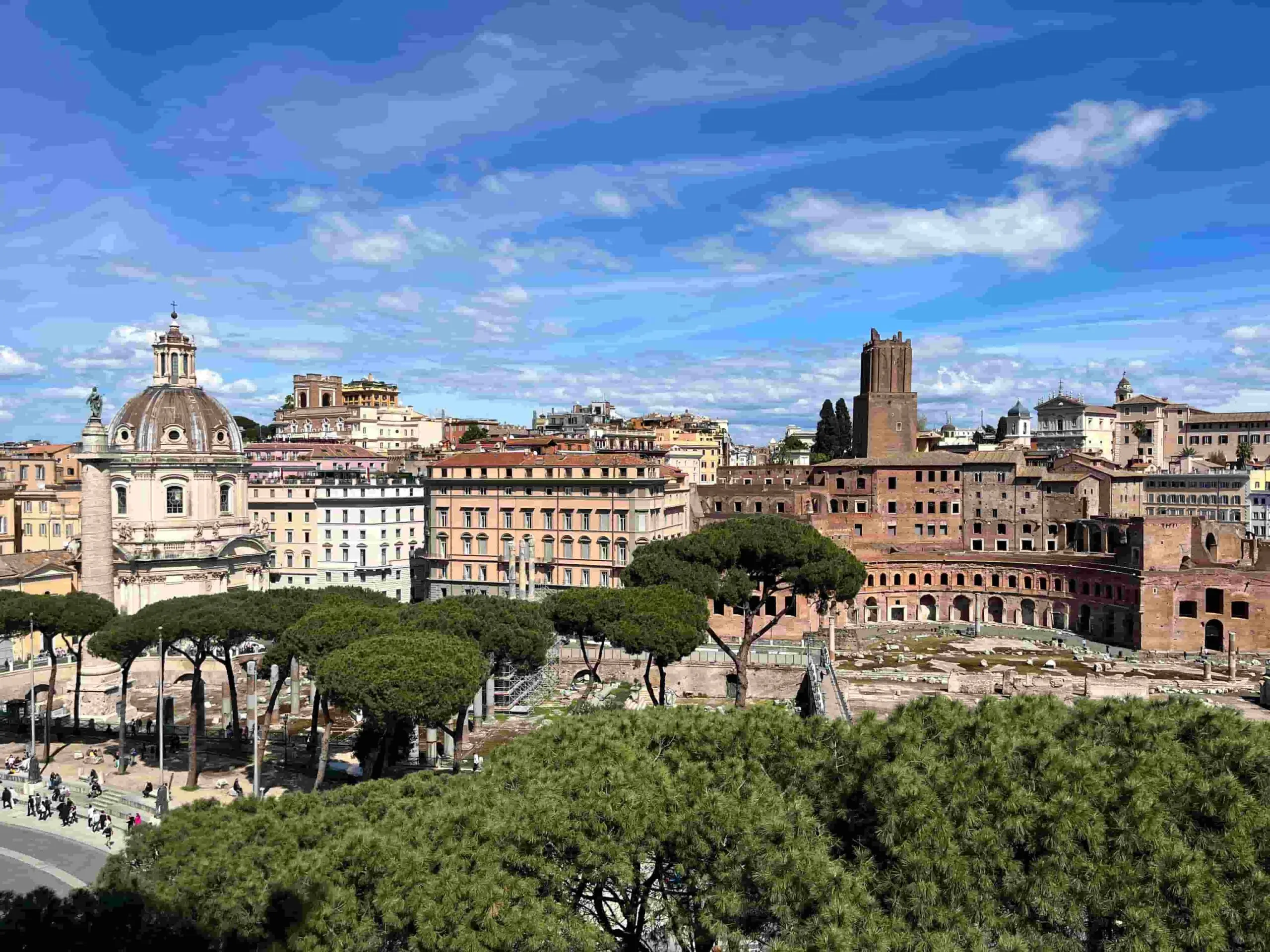 Views over the city of Rome