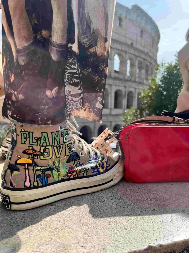 The Colleseum peaking out to say hello