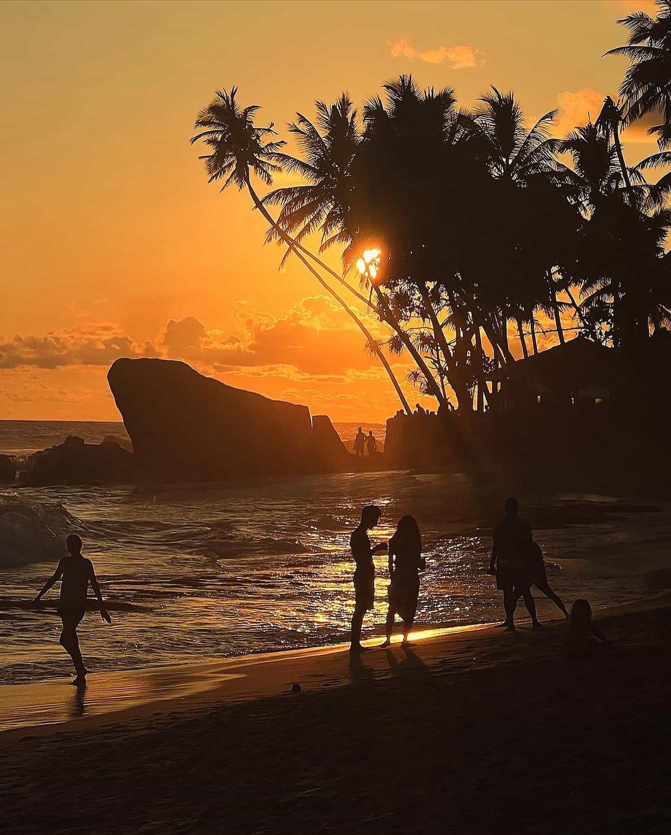 Sunsets at Wijaya Beach
