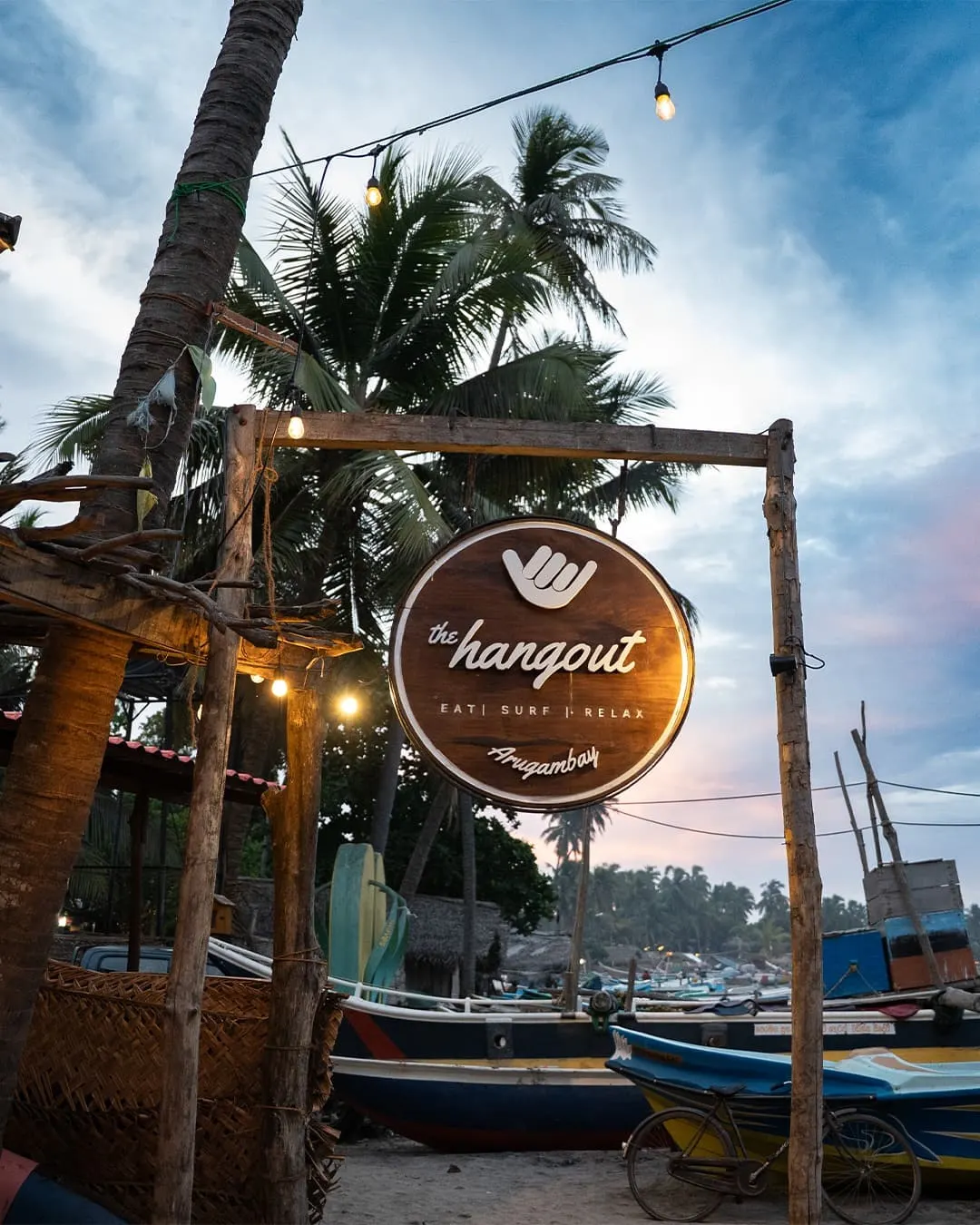 Beachside entrance to The Hangout