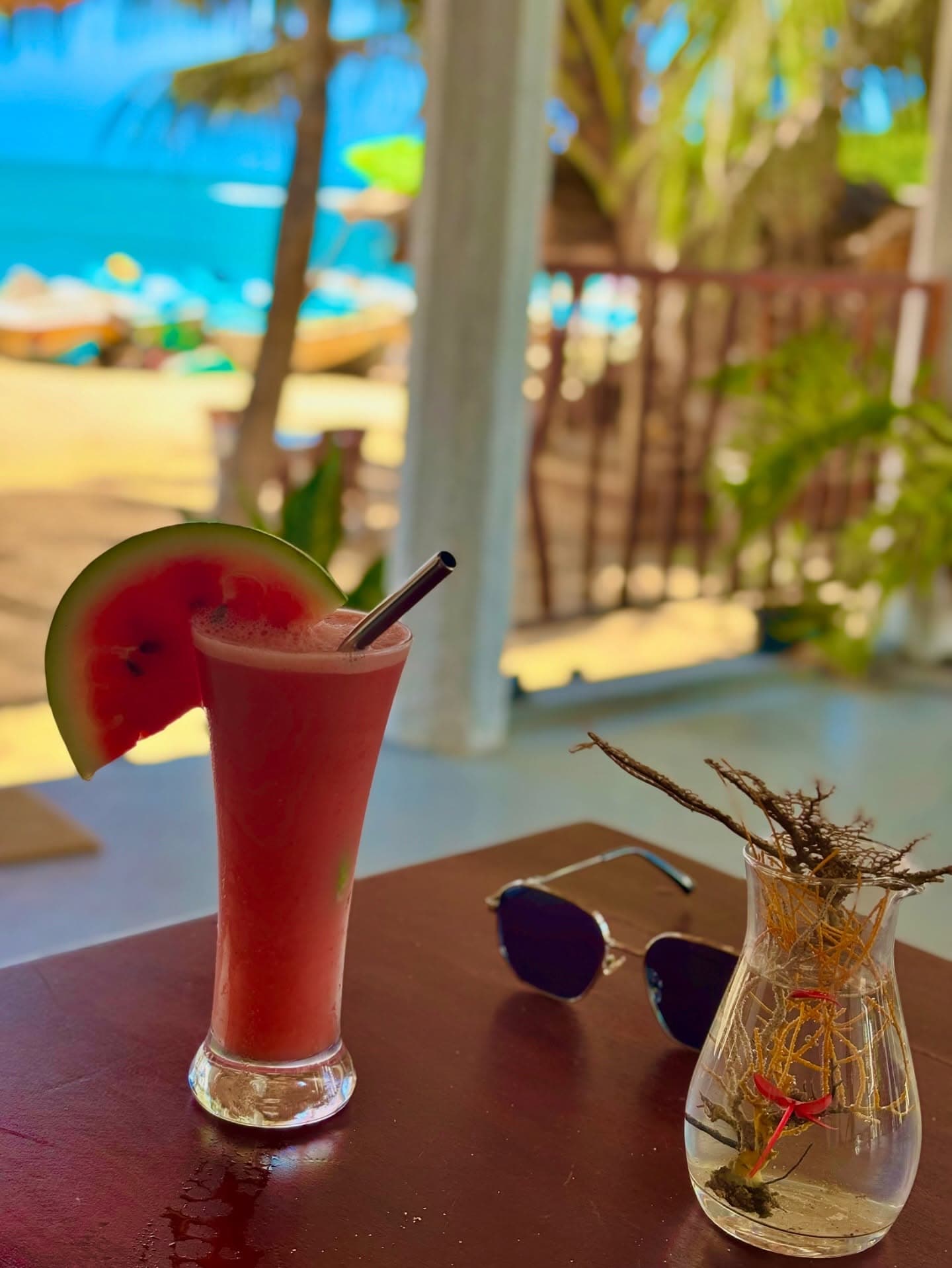 Freshly squeezed watermelon juice