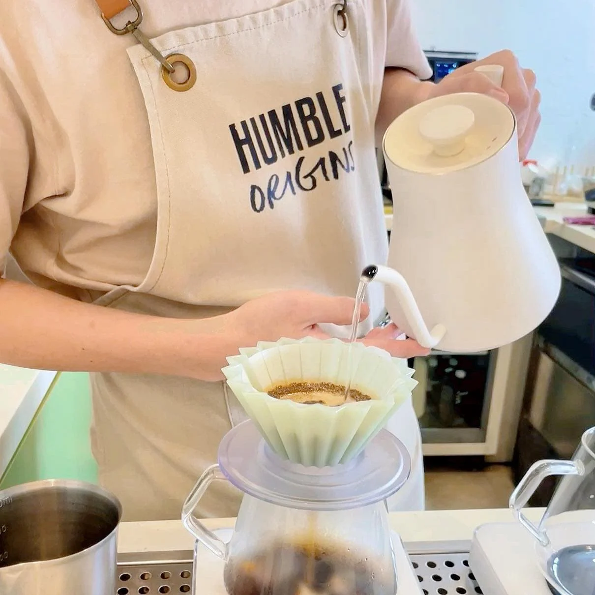 Speciality coffee pour over at Humble in Joo Chiat
