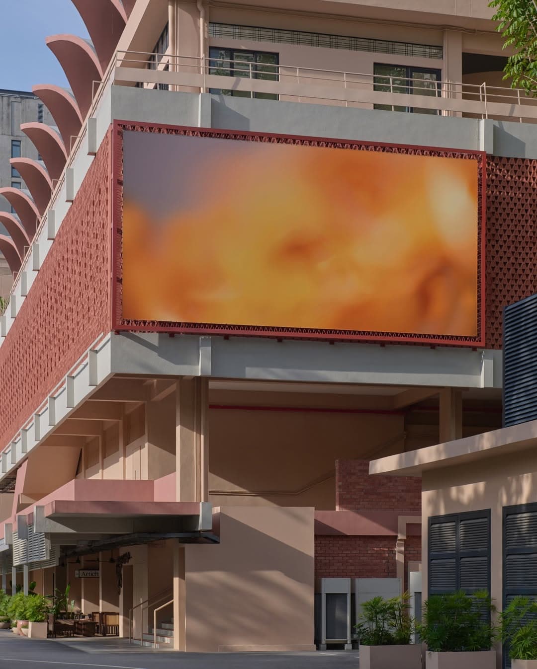 Exterior of new bahru