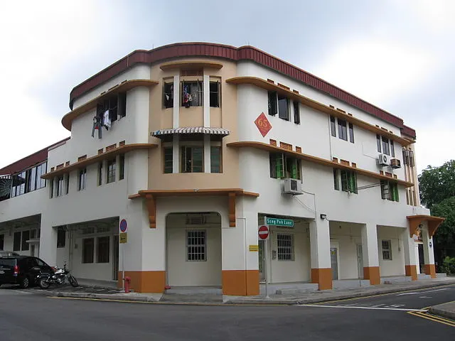 Art Deco style building in Tiong Bahru