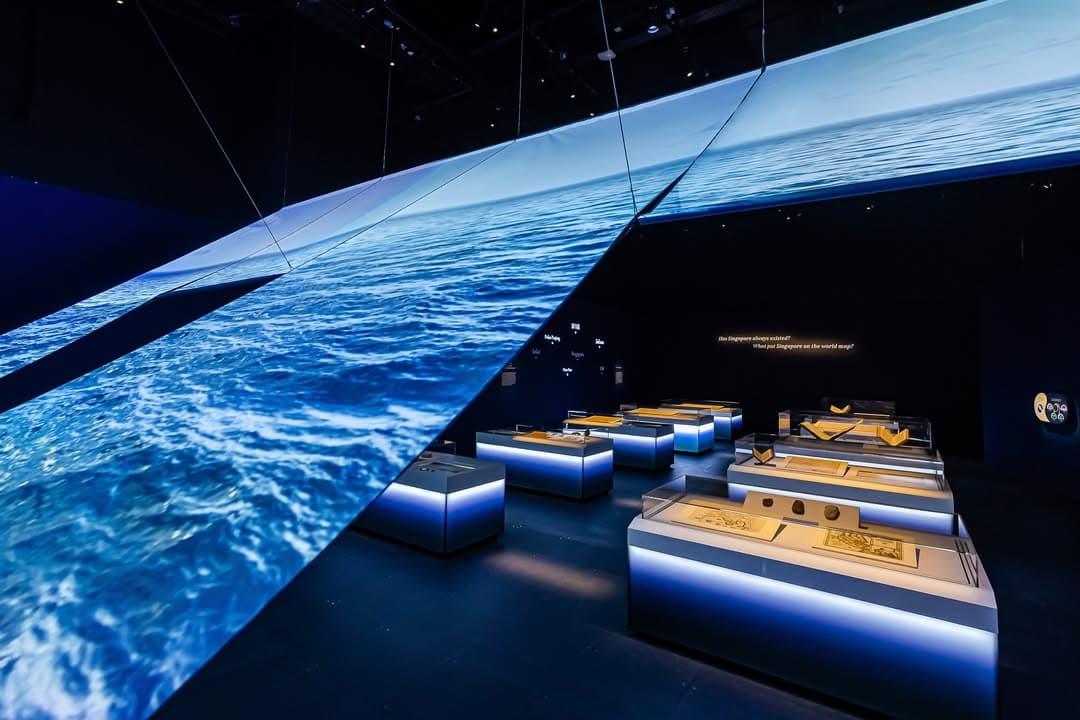 One of the museum's permanent multimedia expos