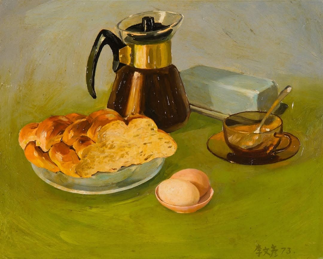 Painting by Singaporean artist Lee Boon Ngan