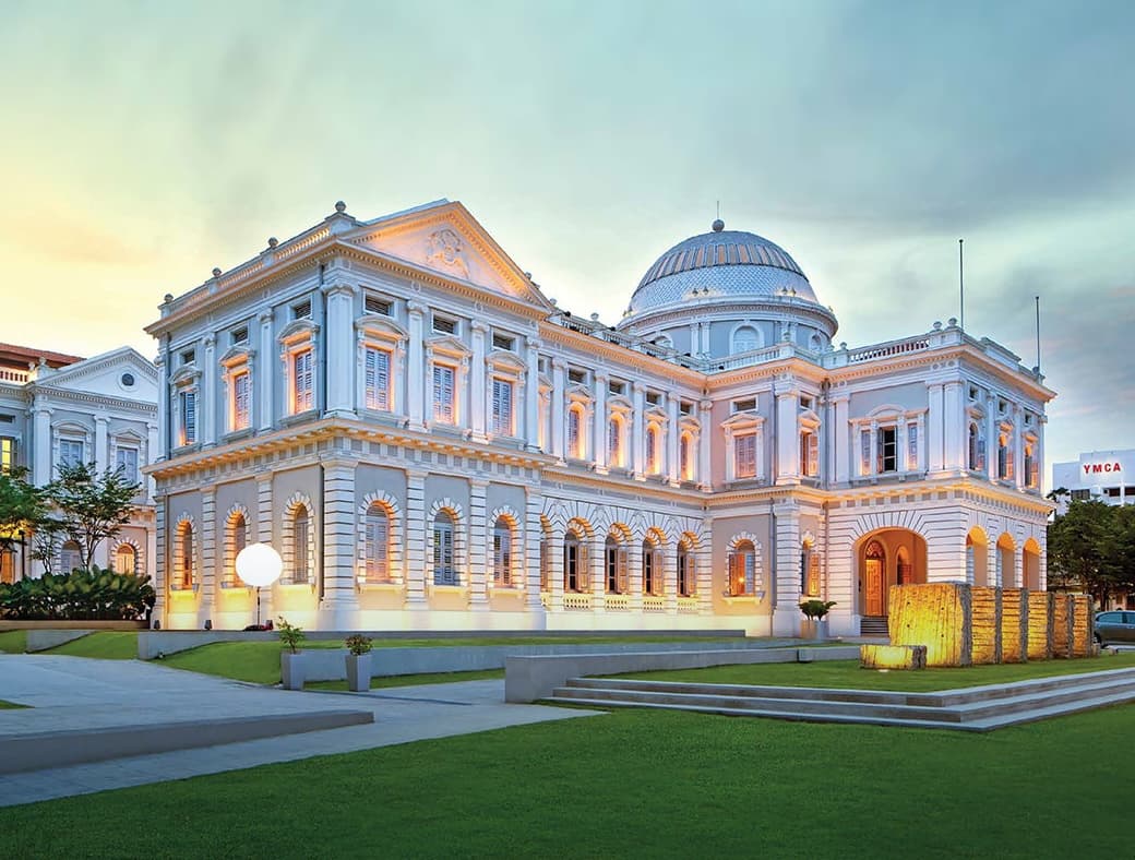 The building of the National Museum of Singapore