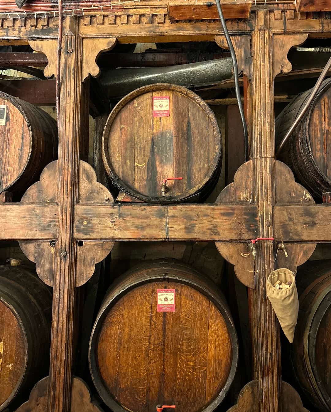 The cellars at Athens oldest distillery