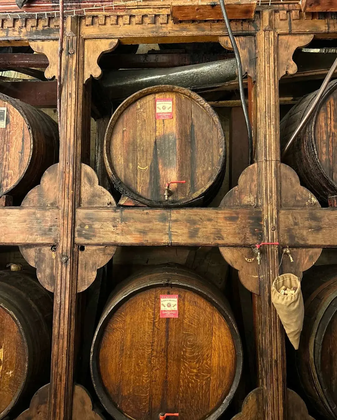 The cellars at Athens oldest distillery