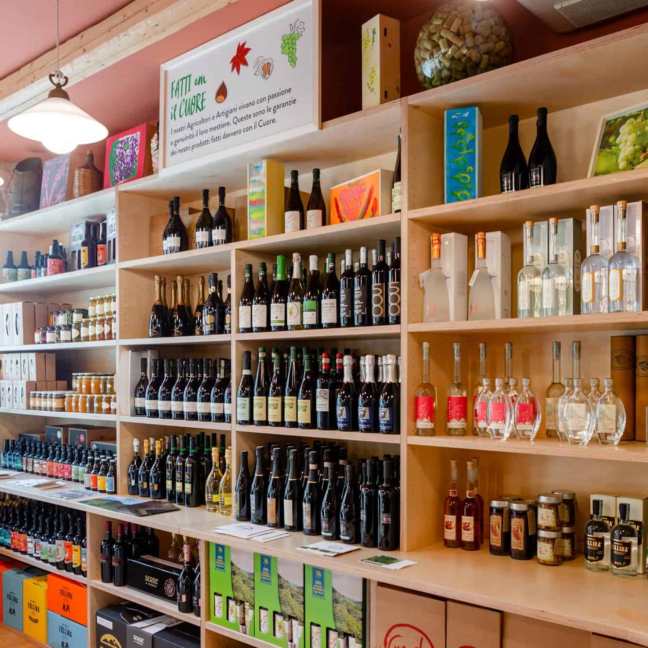 Shop in Prosecco Hills selling prosecco, olive oils, balsamics, and more