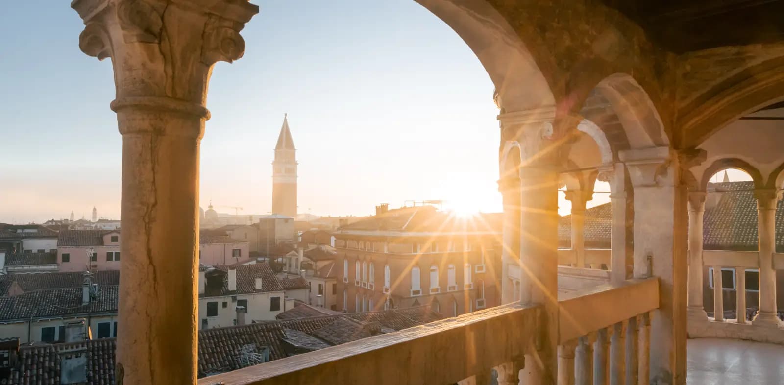 The sunsets from Scala Contarini del Bovolo of some of the best in Venice
