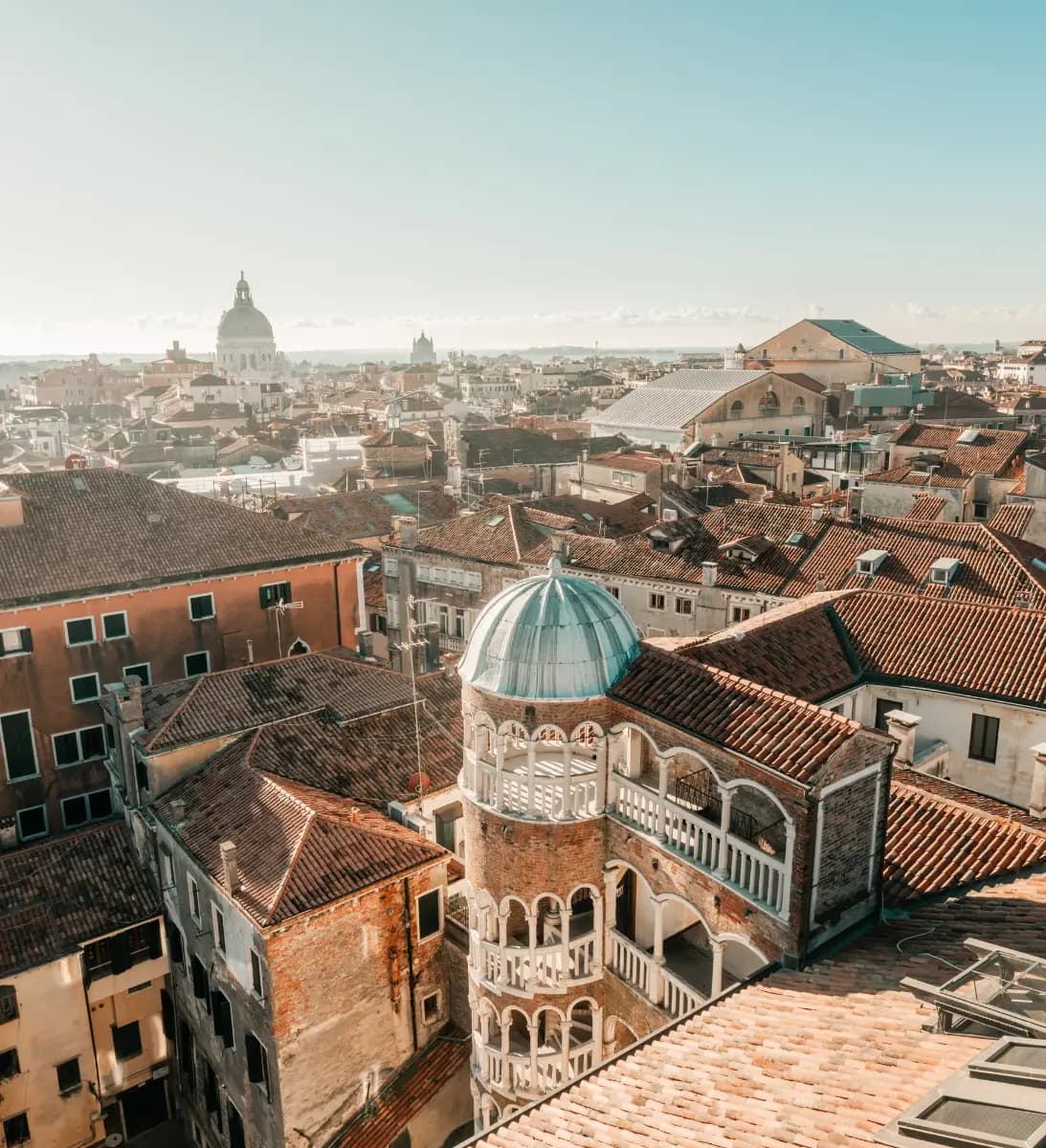 Bird's eye view of Scala Contarini del Bovolo