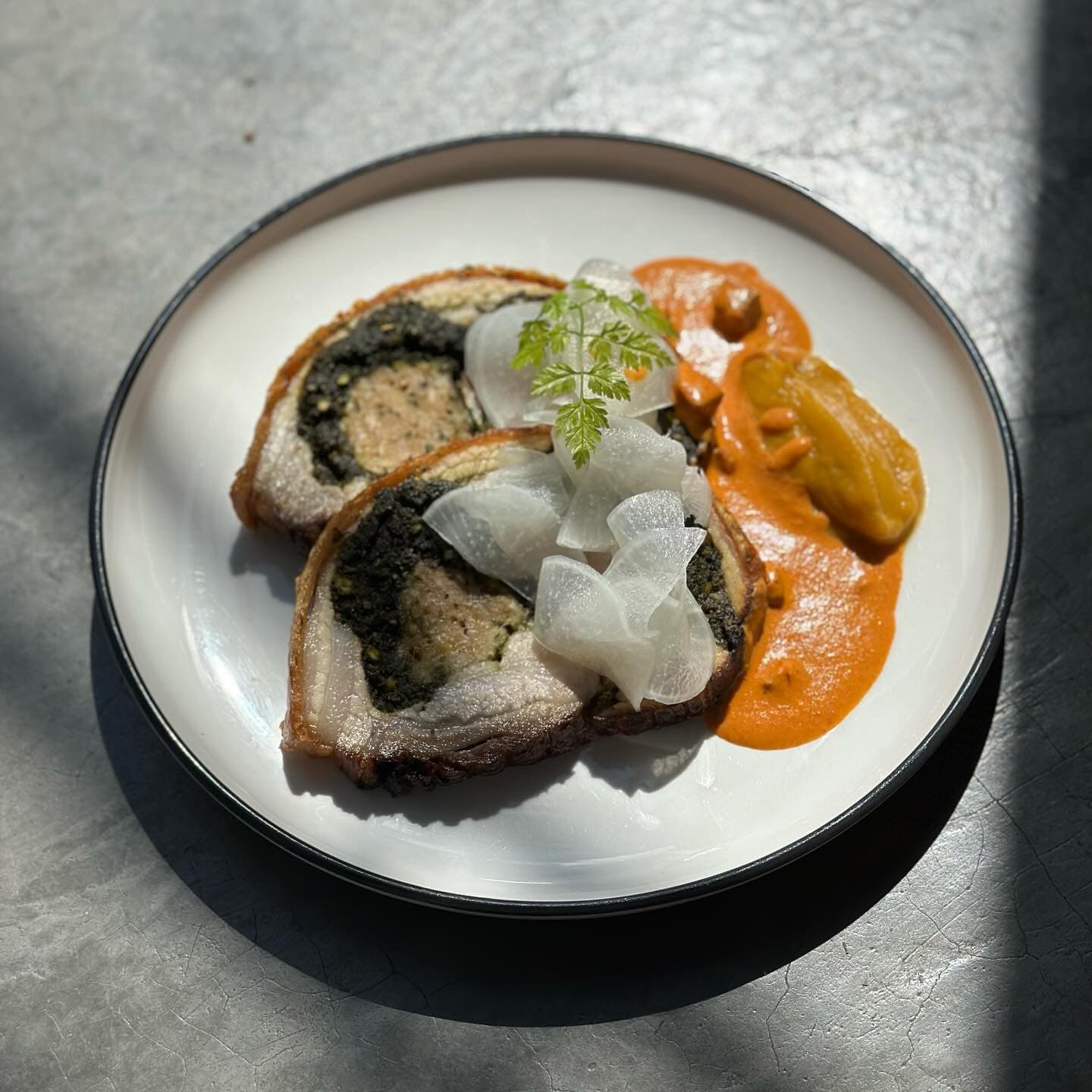 Lunch time meal at Little Rogue