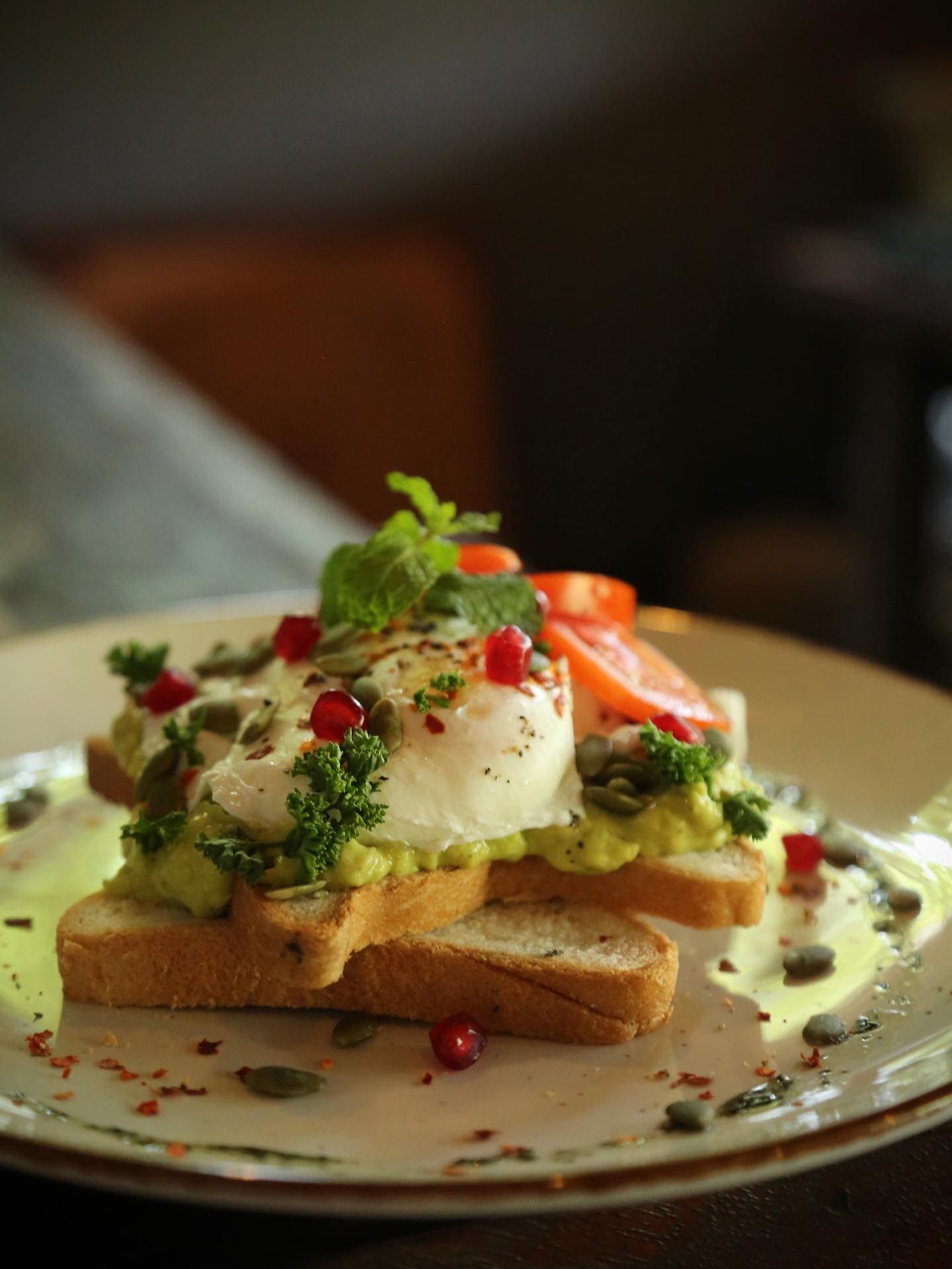 Poached egg breakfast