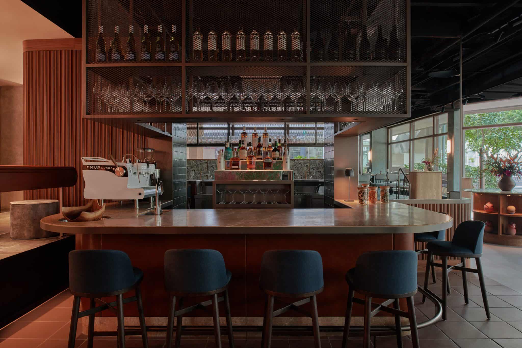 The central bar at Kee's