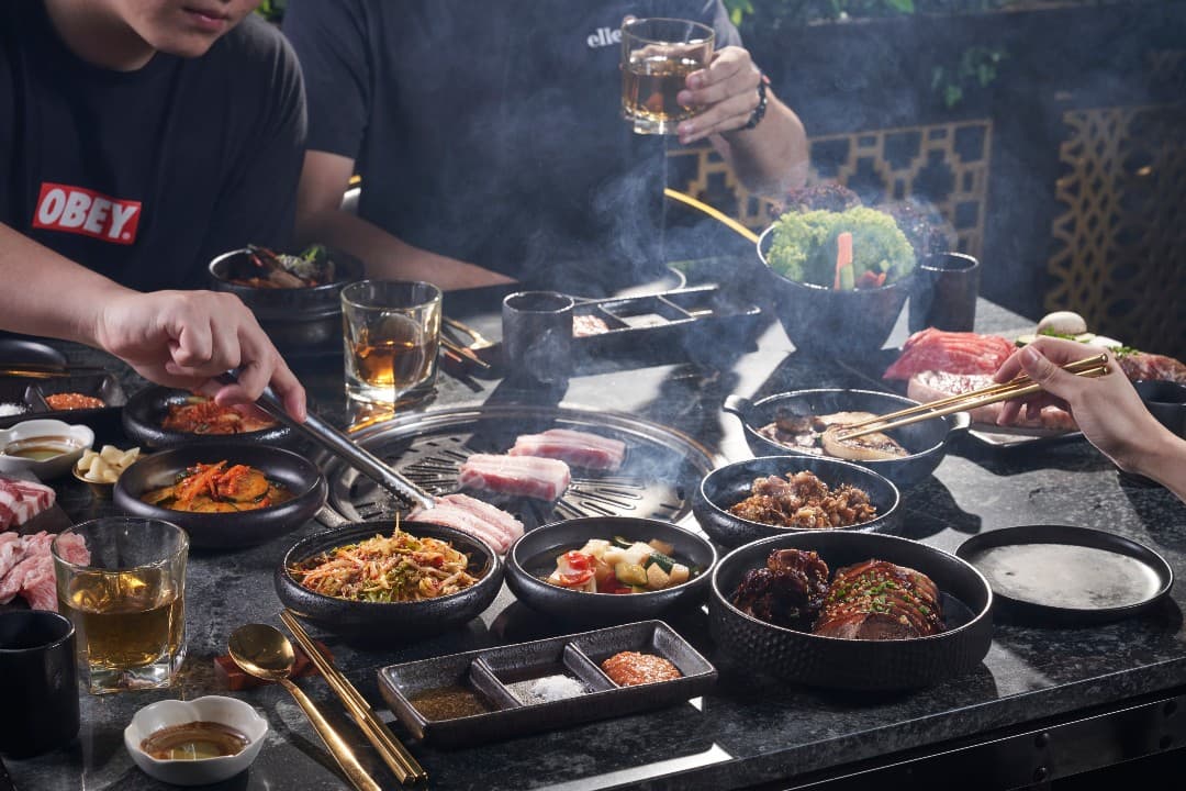 Korean BBQ on the go, cooked by diners