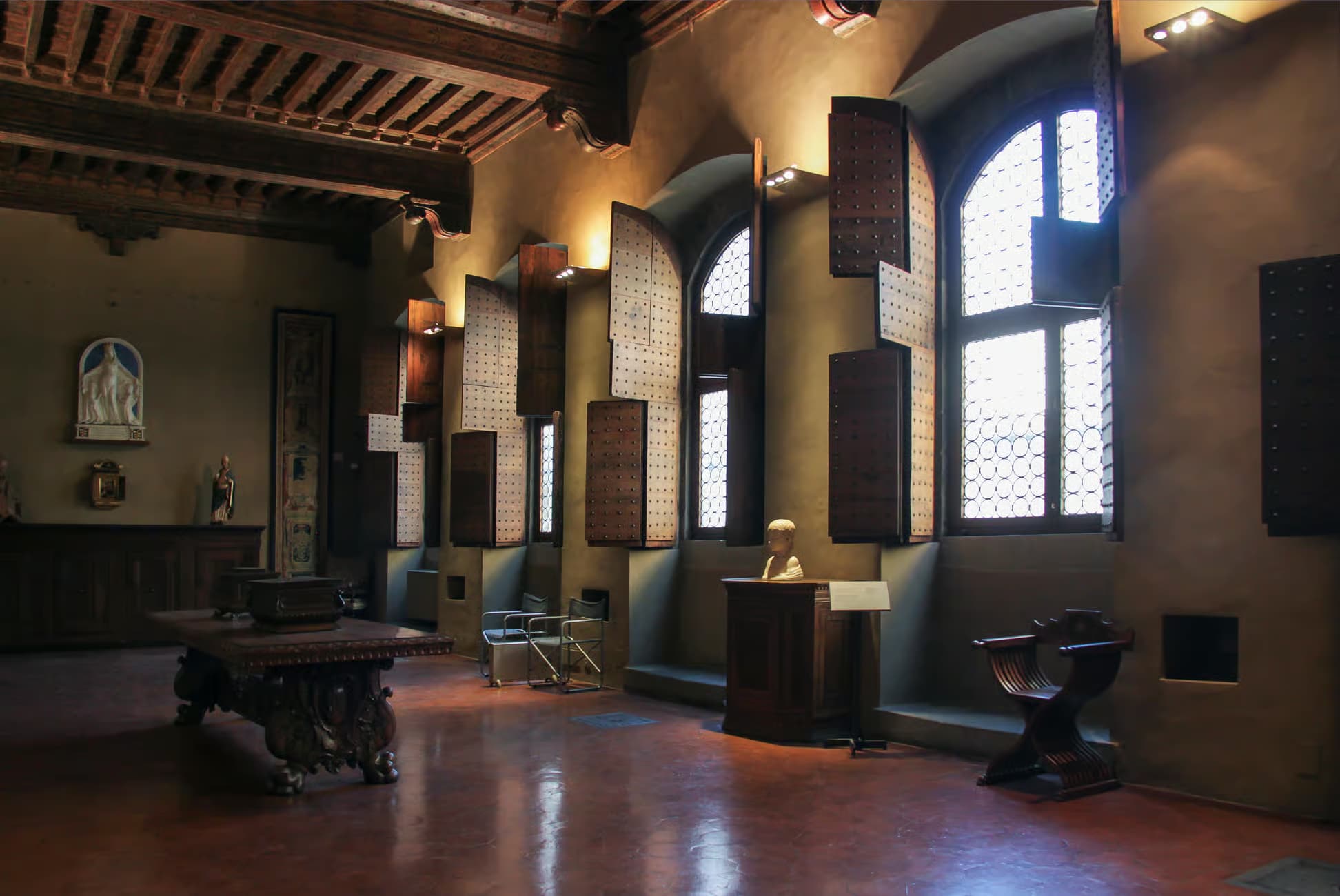 Interior rooms of the 14th century Palazzo