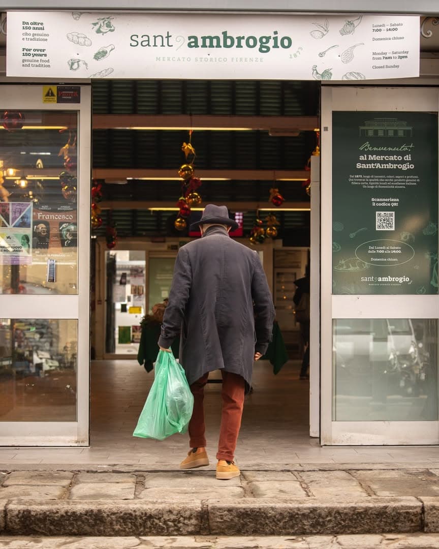 Entrance to the local market