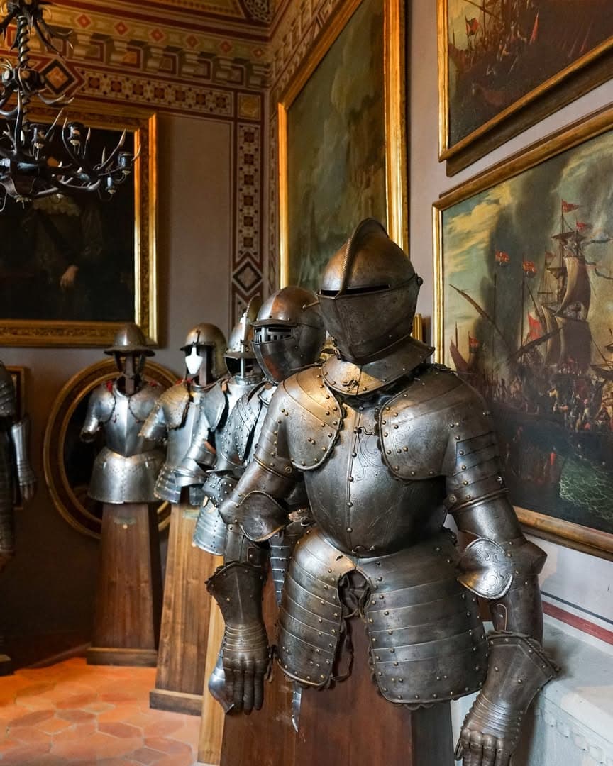 Armor on display