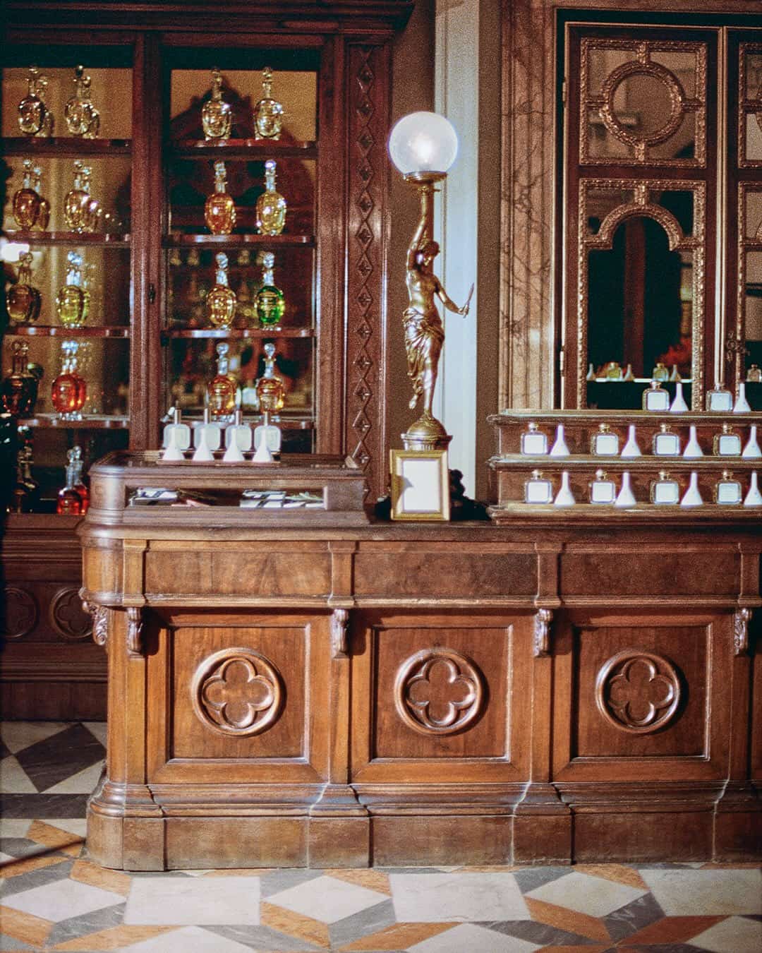 Inside the perfumery