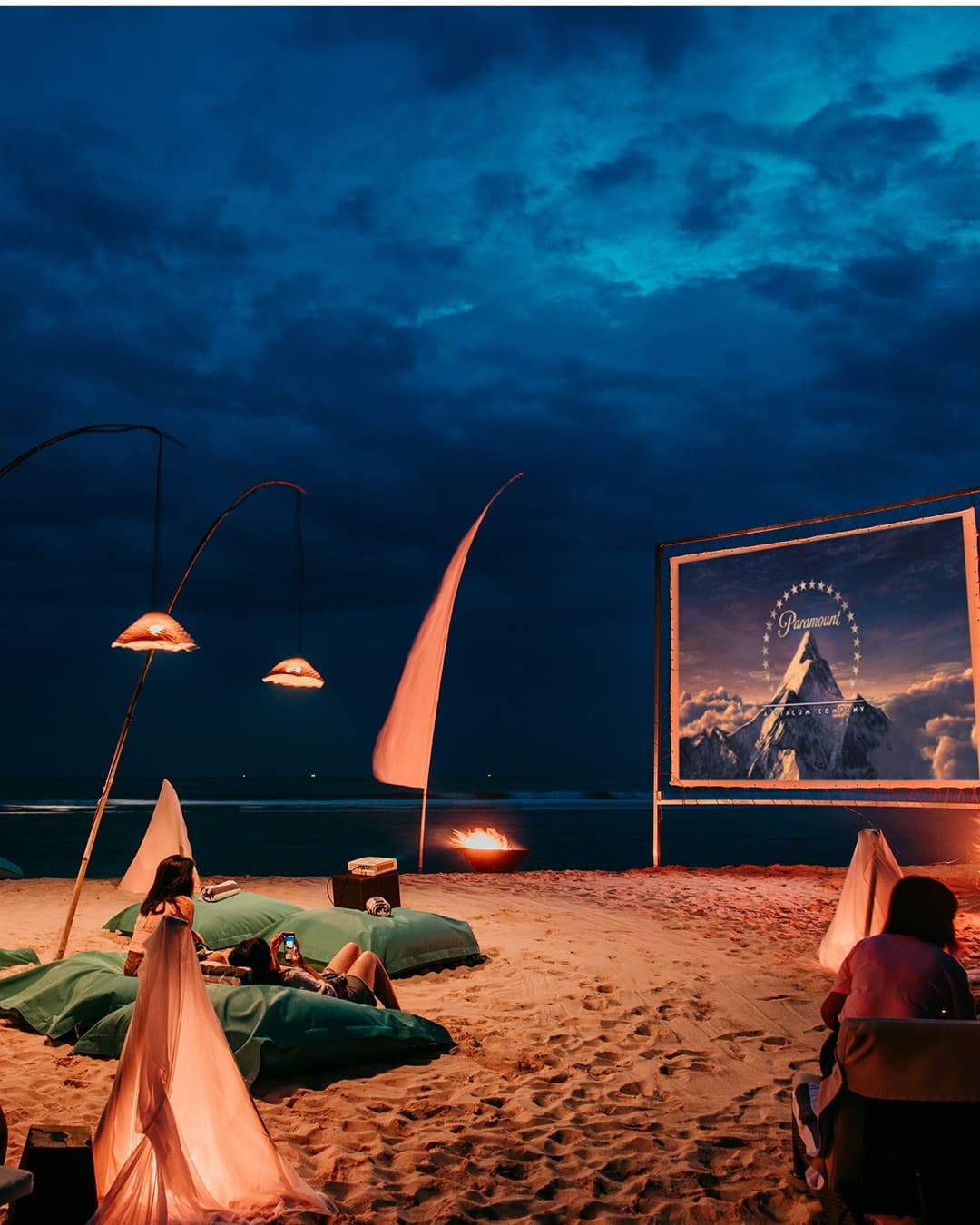 Movie nights on the beach