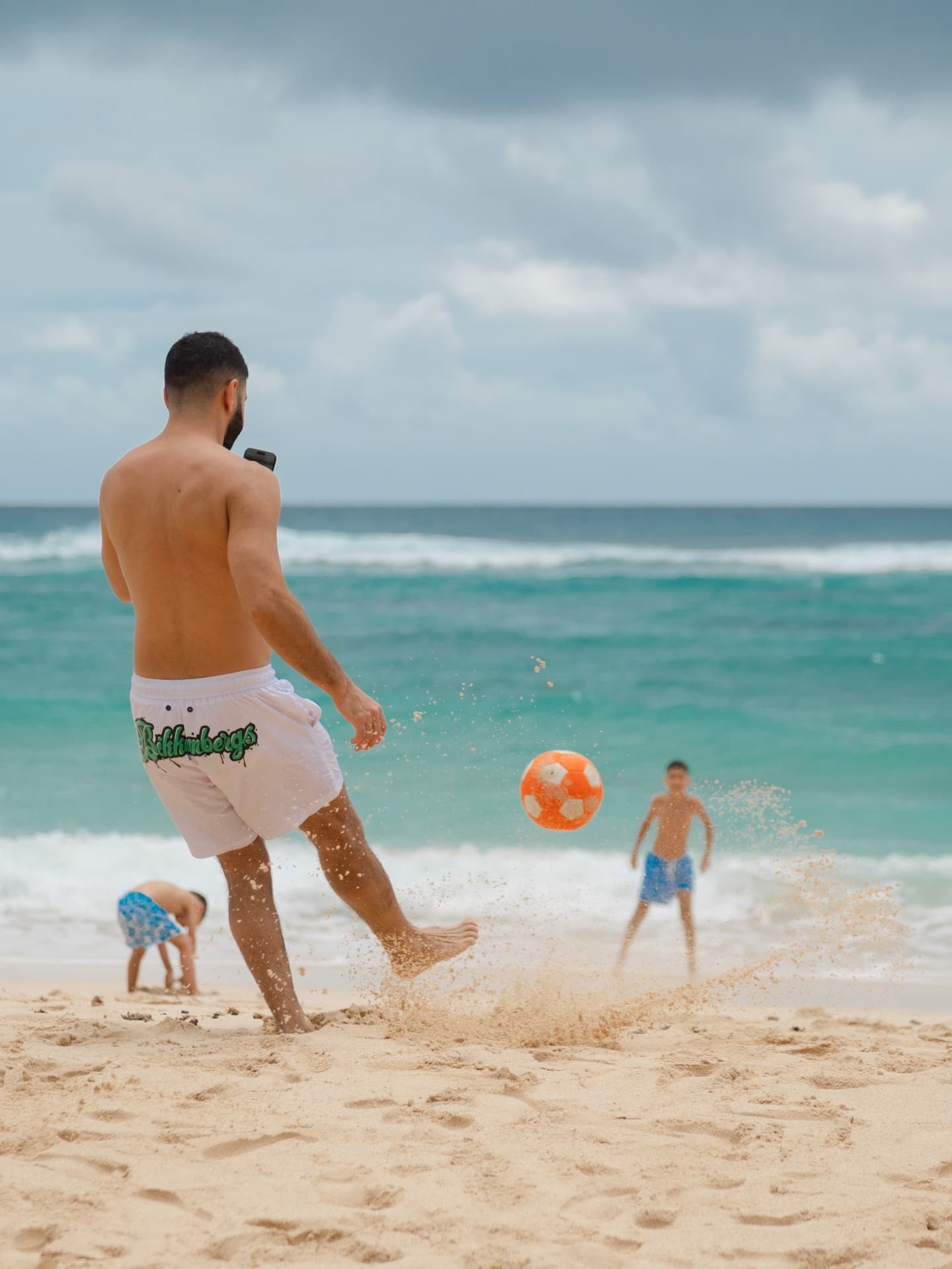 Play soccer or other activities on Karma Beach