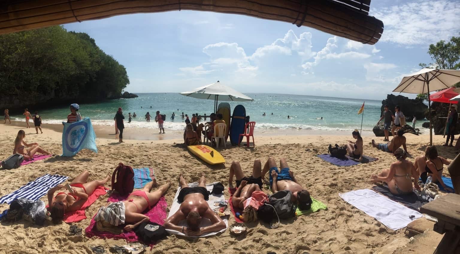 Padang Padang in Uluwatu