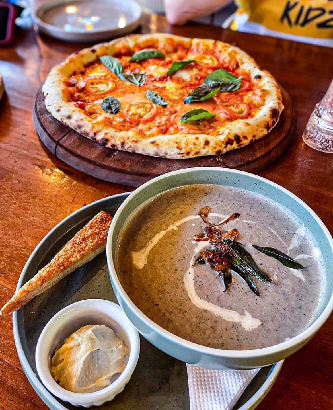 Creamy mushroom soup