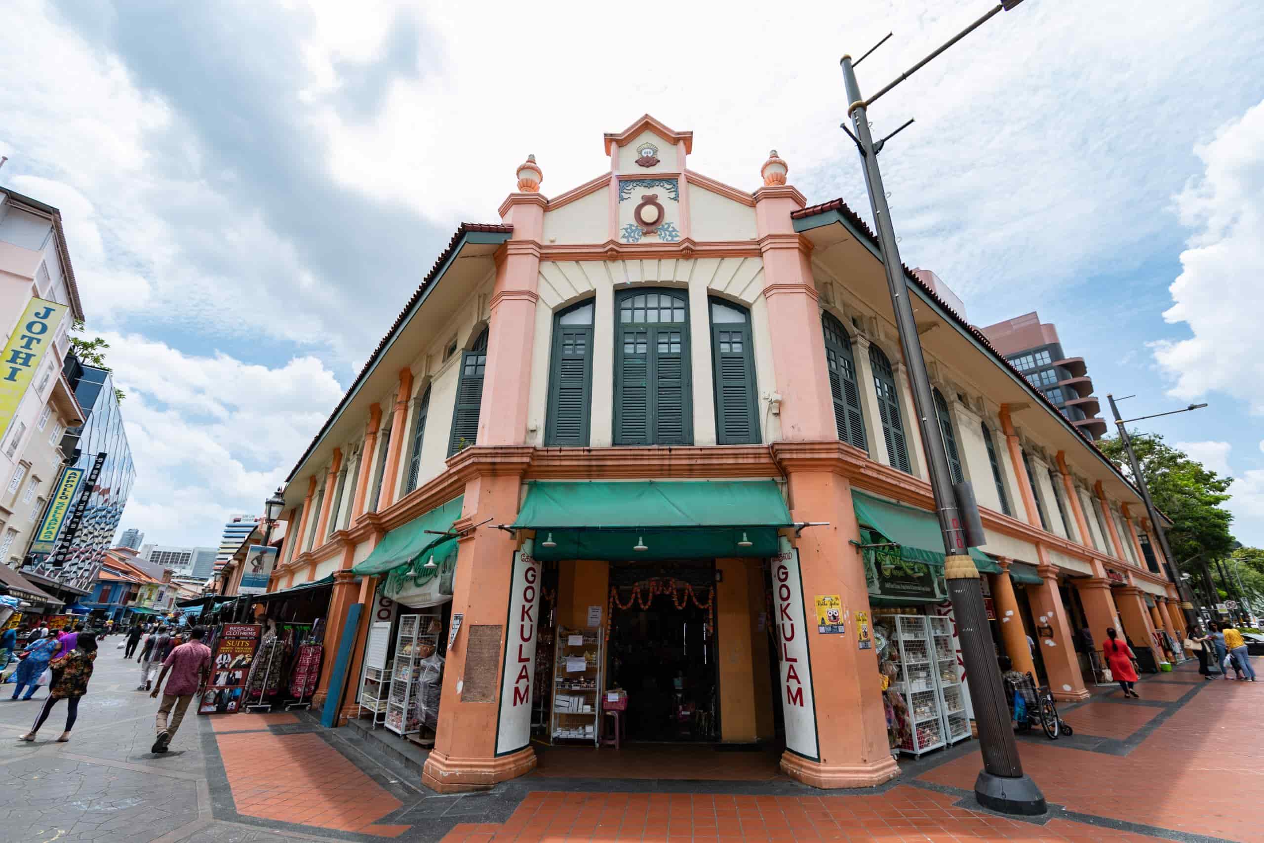 Building in Little India Arcade