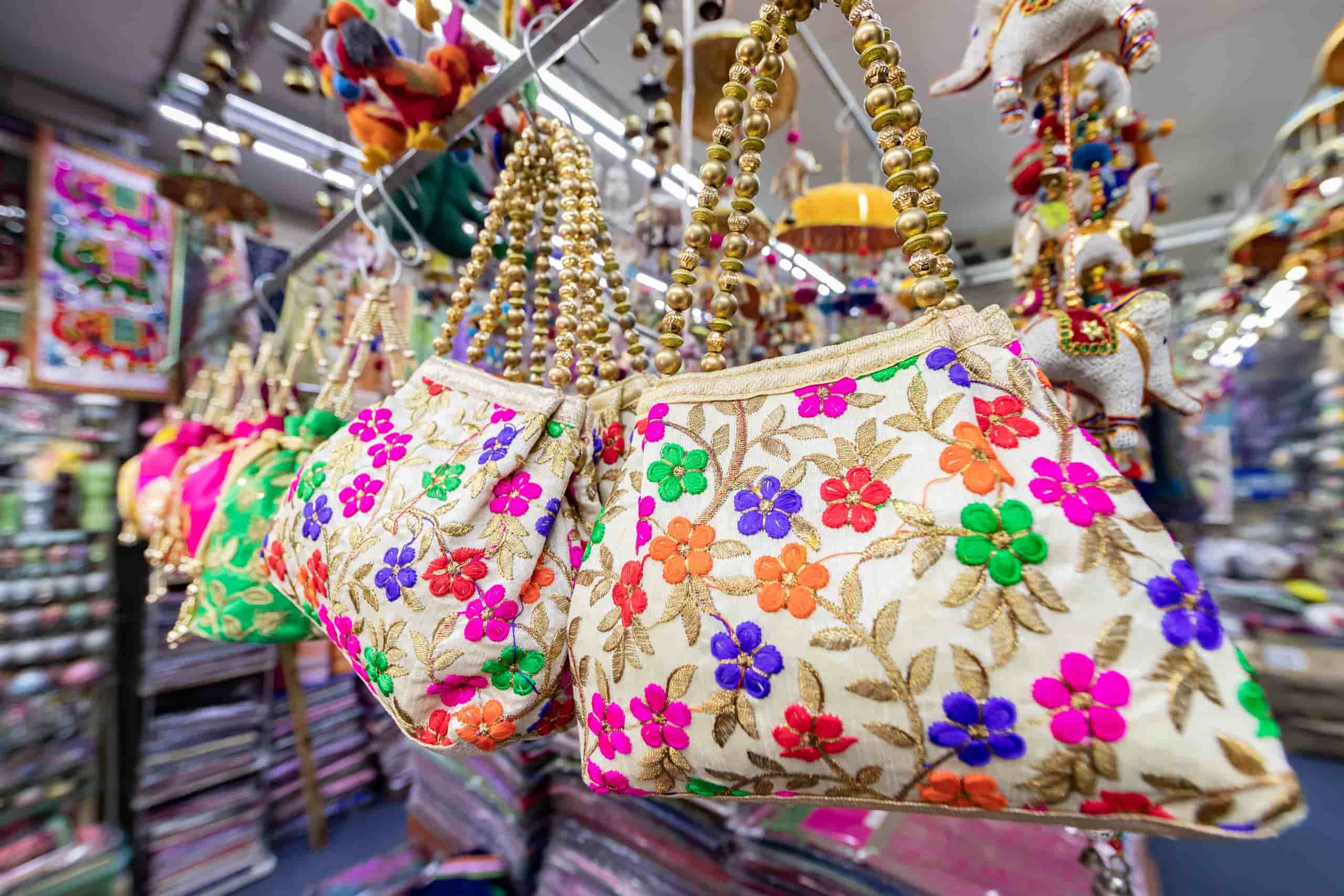 Hand-stitched bags
