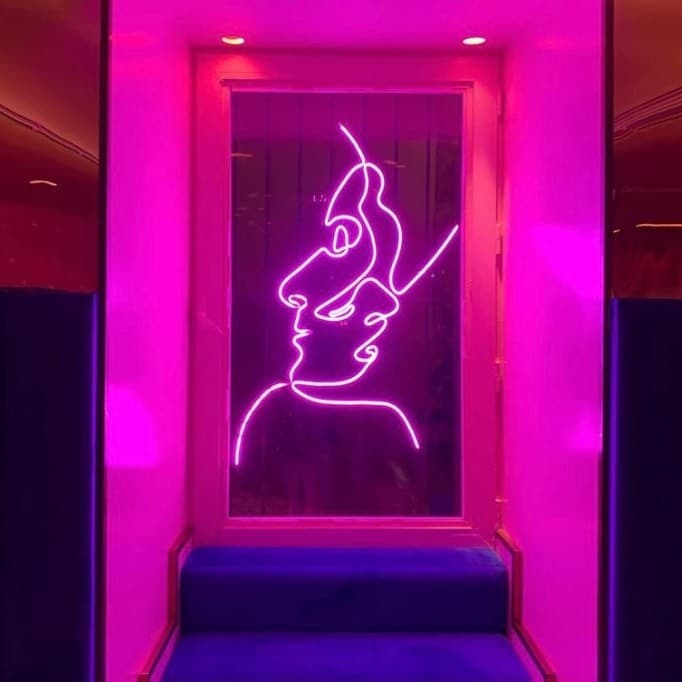 Neon signage decor
