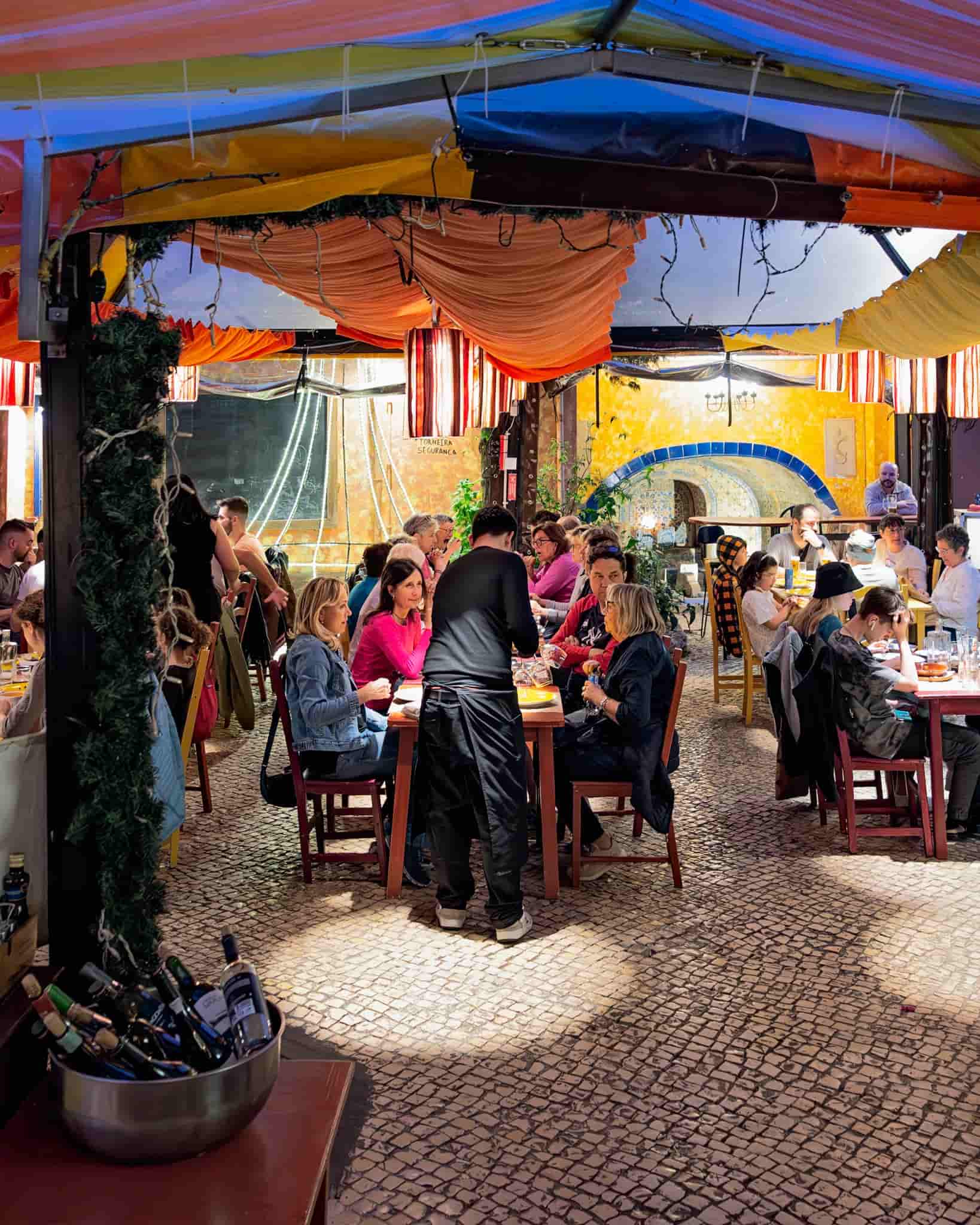 The "hidden" restaurant terrace