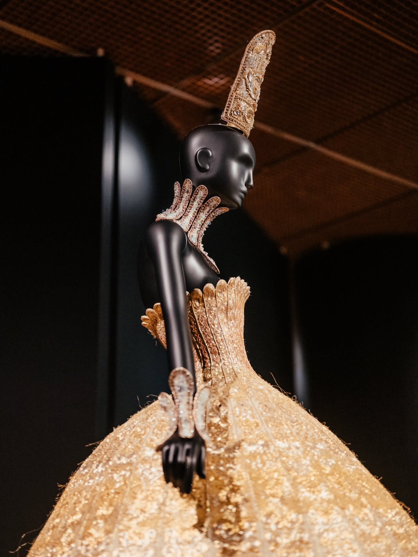 haute couture by Chinese designer guopei on display