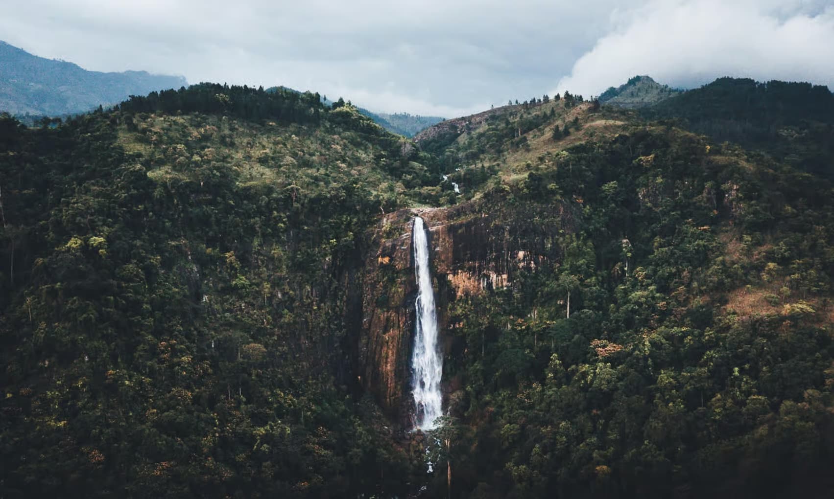 Sri Lanka's second-tallest waterfall