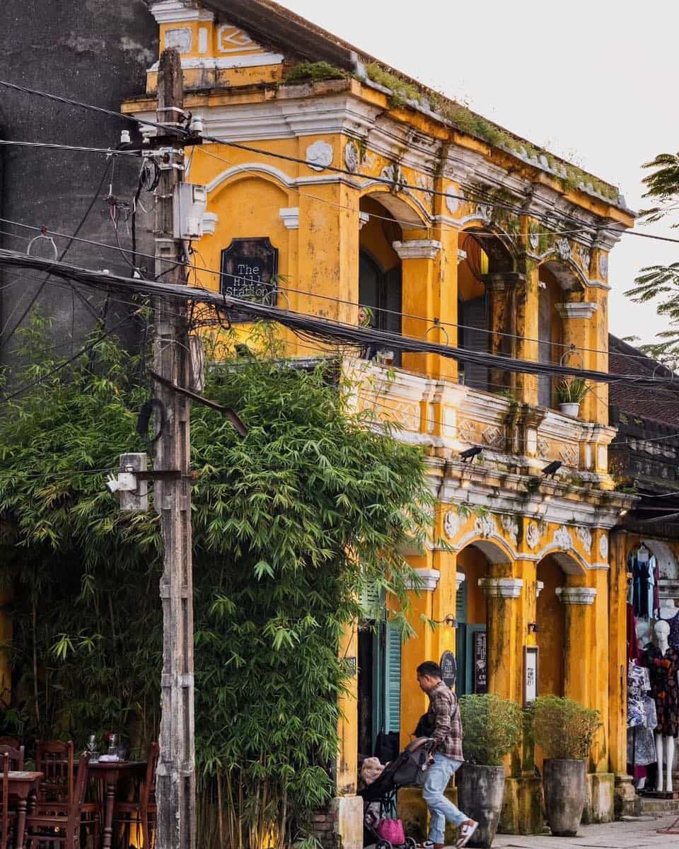 The exterior to The Hill Station in the Ancient Town