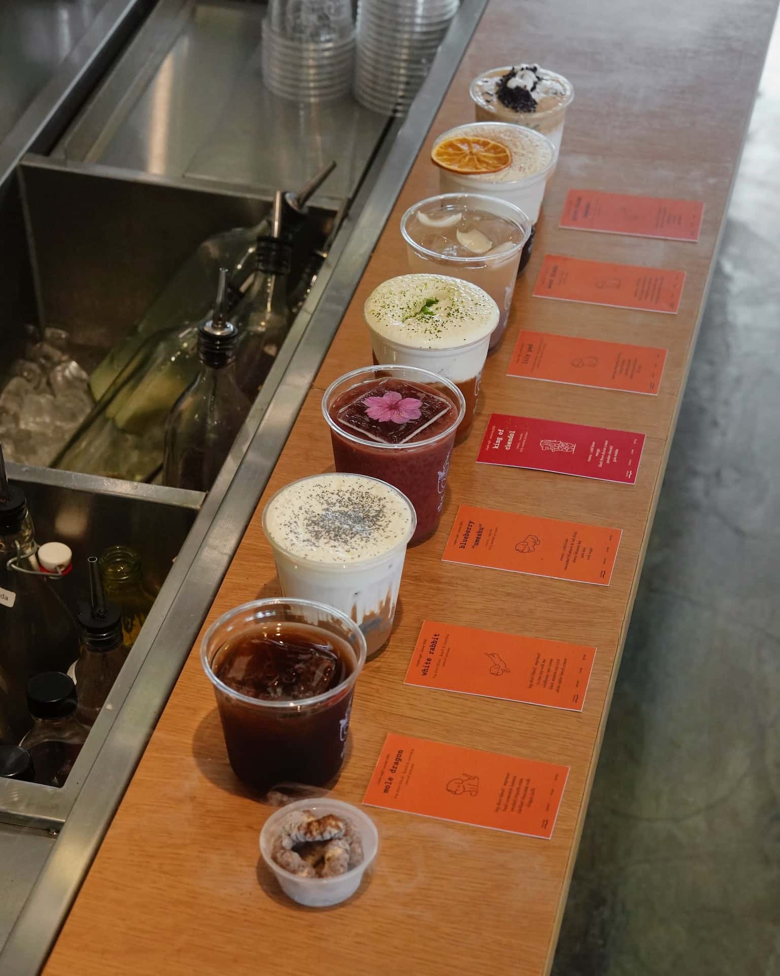 Different types of interesting coffee concotions
