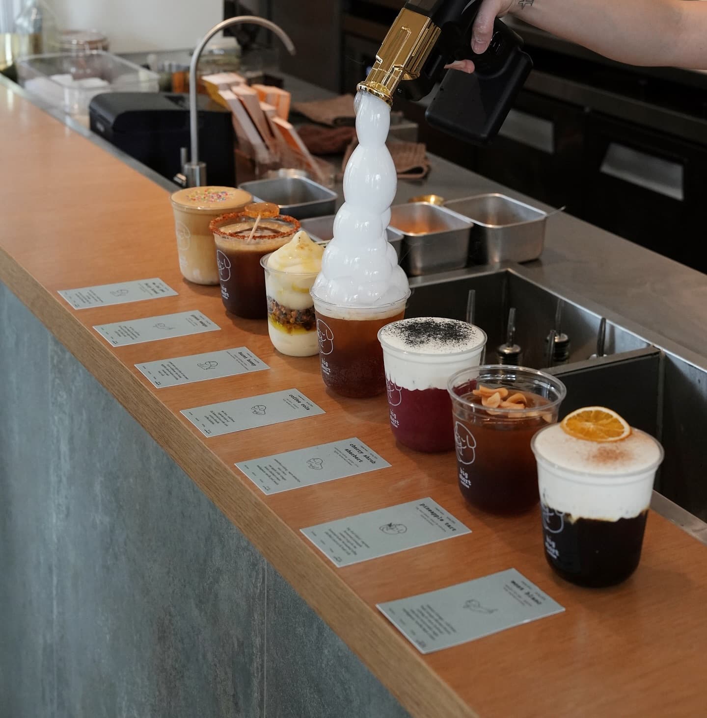 A variation of these super unique coffees at one of the best coffee shops in Singapore