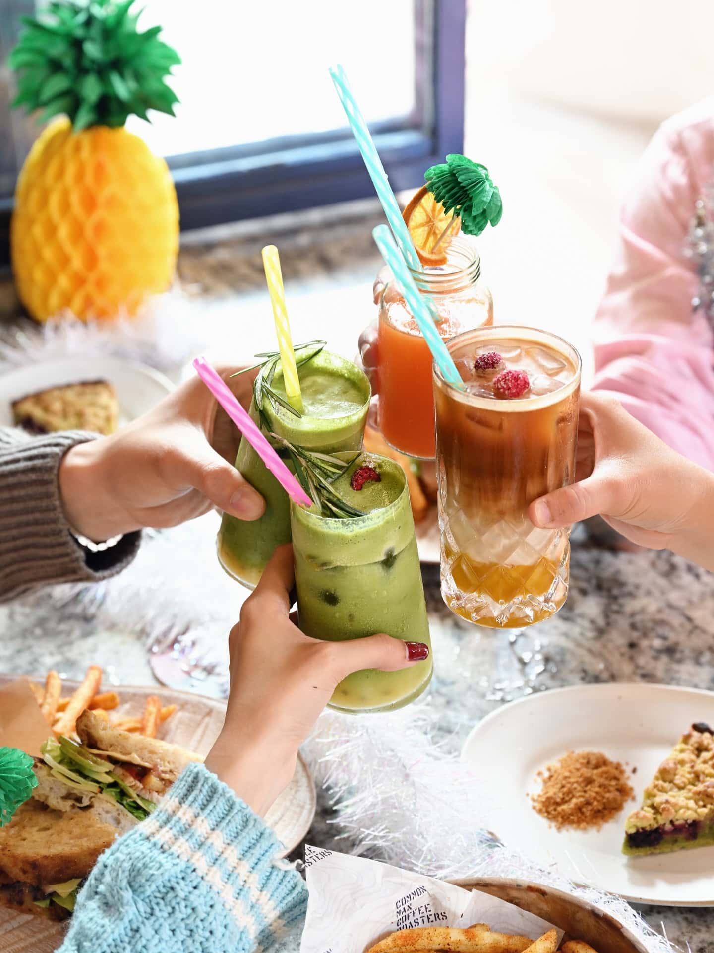 Tropical-themed coffee