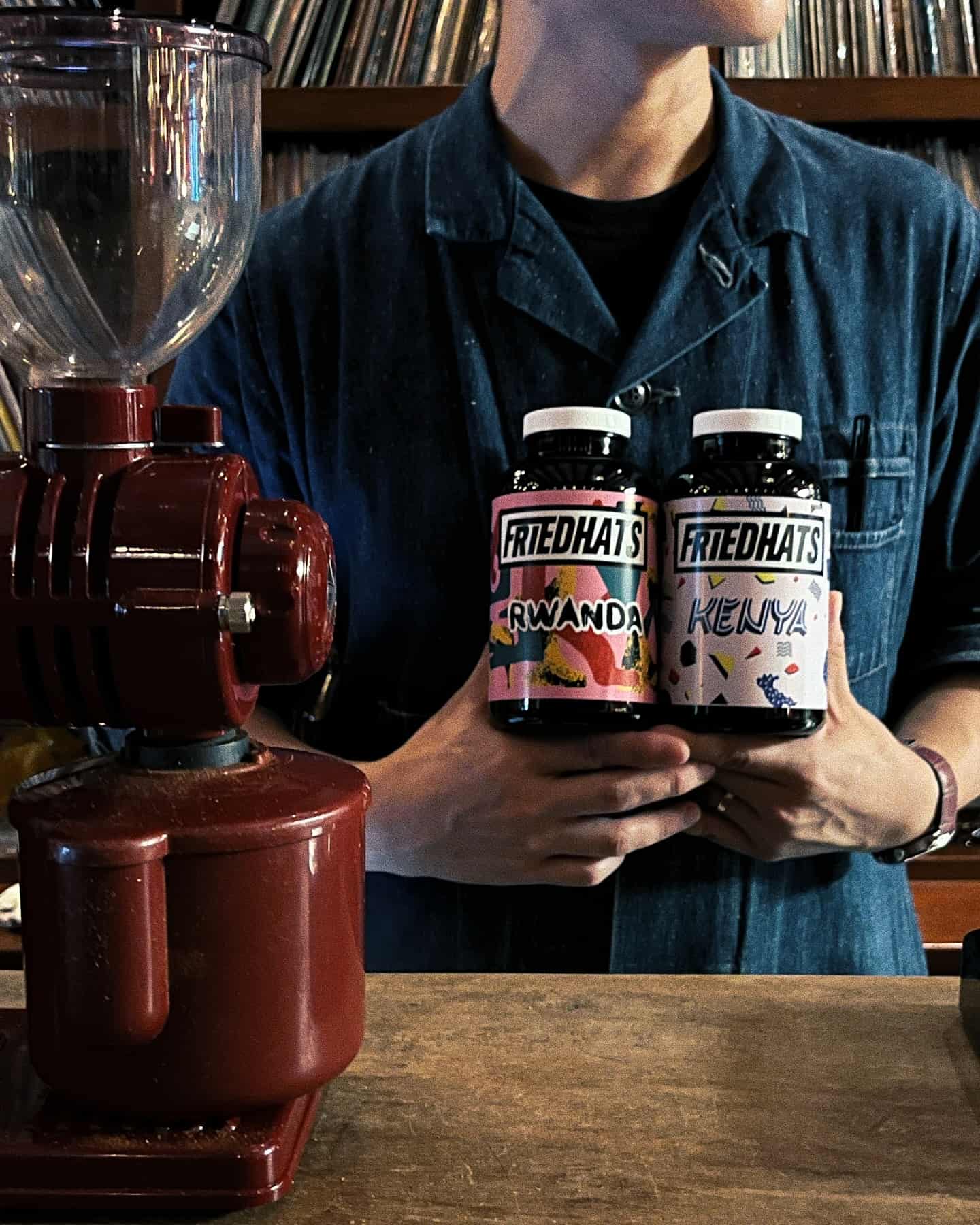Coffee beans from small roasteries in Rwanda and Kenya