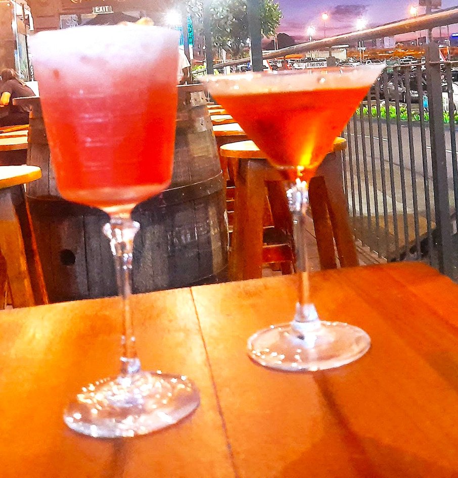 Best bars in Osaka Japan - cocktails on a table