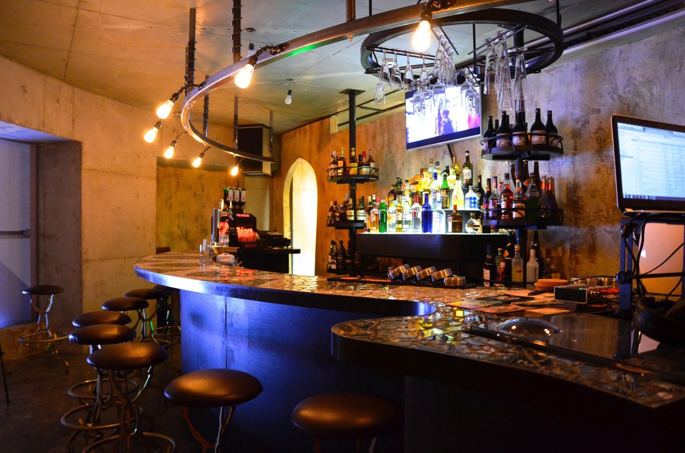 Interior of Bar Nayuta, Osaka, Japan