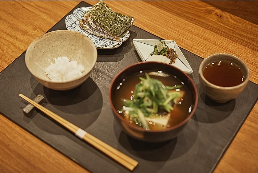 Classic breakfast in Kyoto