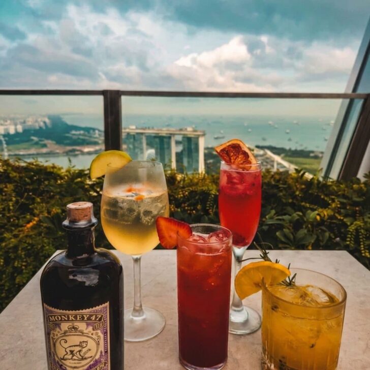Drinks and views 51 floors high