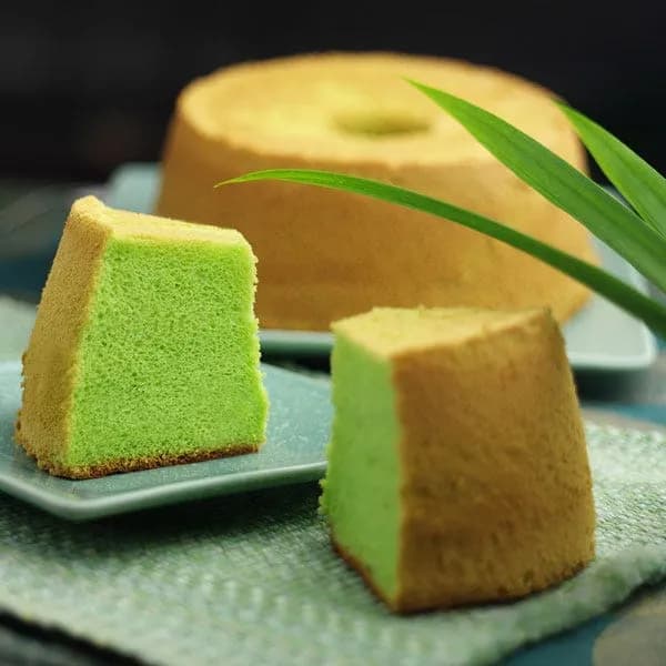 pandan chiffon cake
