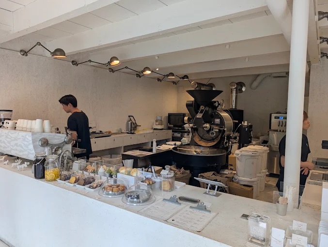 Interior of Walden Woods cafe in Kyoto