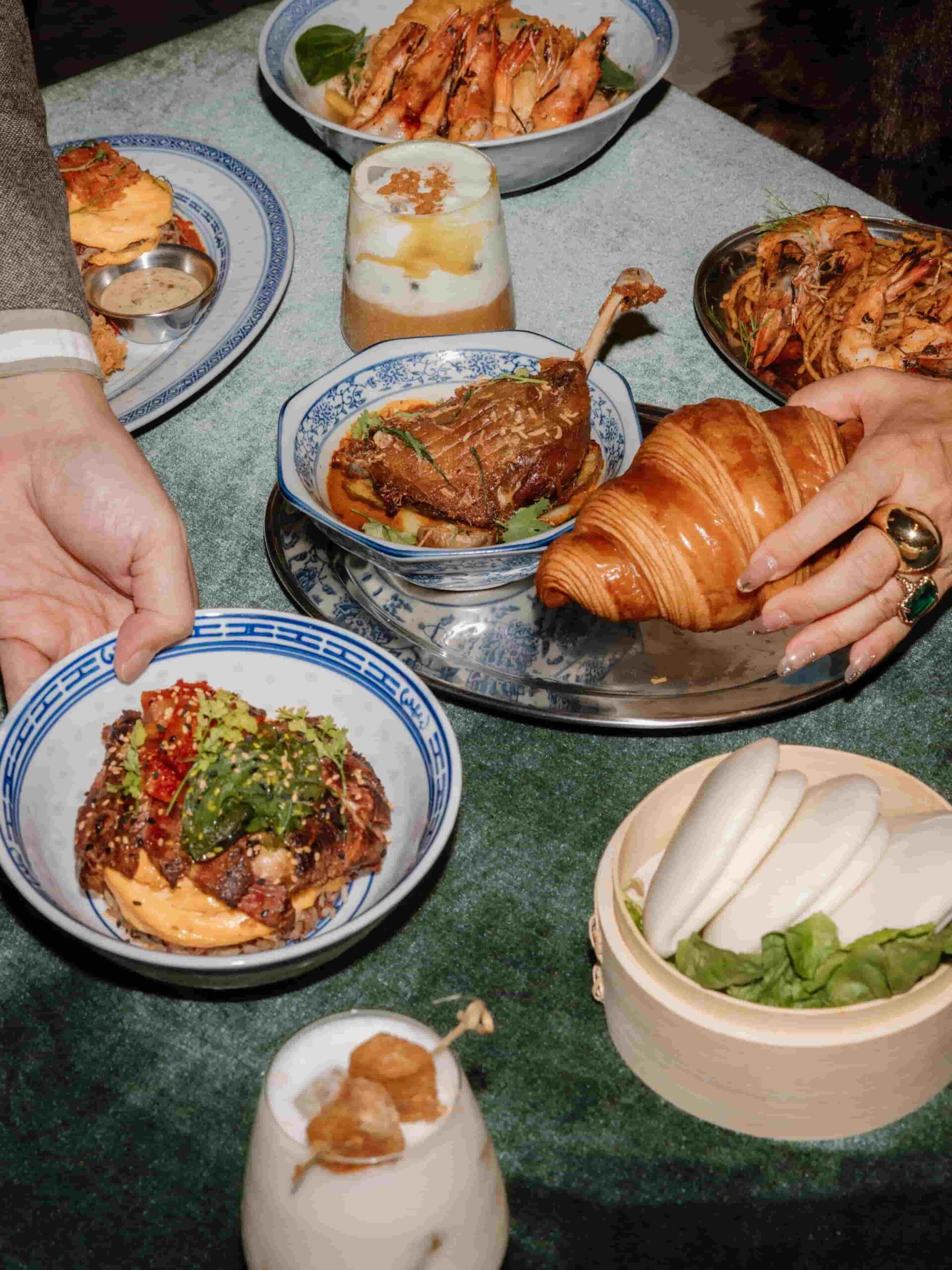 A selection of dishes