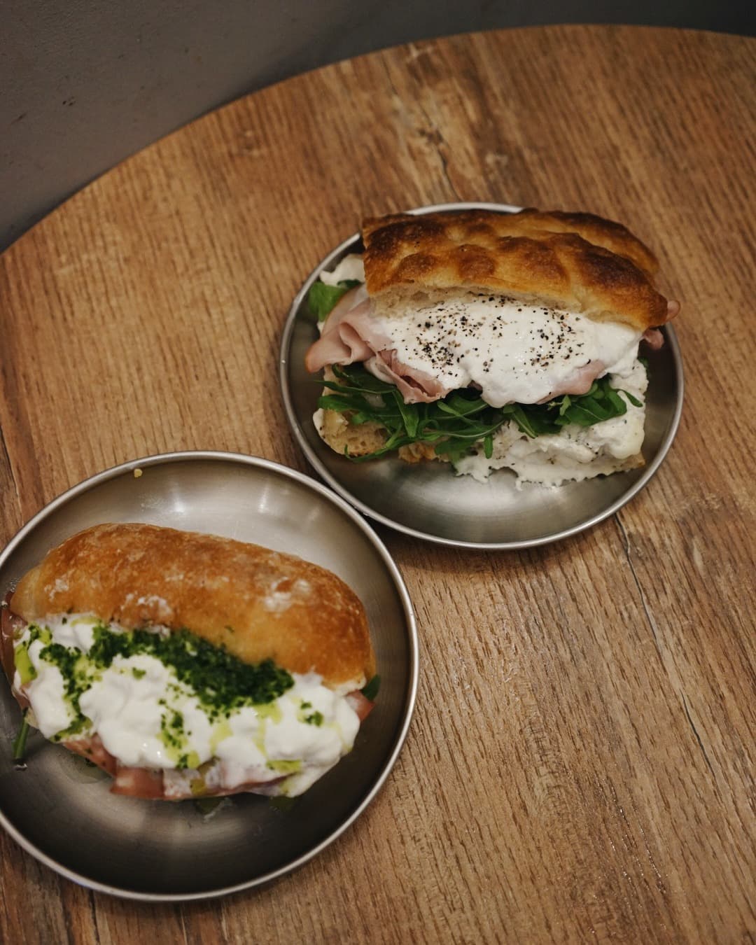 Foccacia and ciabatta