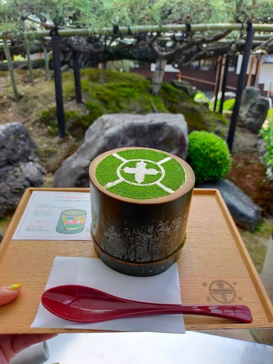 A matcha drink at Nakamura Tokichi, Kyoto